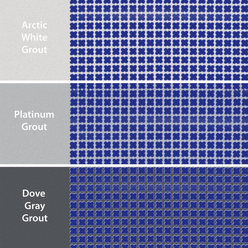 Merola Tile Fioretti Glossy Cobalt Blue 12" x 12" Porcelain Floor and Wall Tile