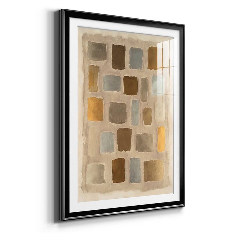 Sand Shaped II Premium Framed Print - Ready to Hang
