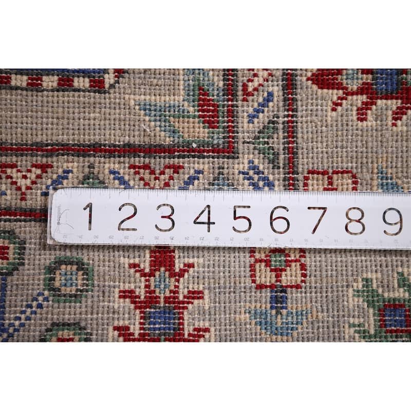 Kazak Oriental Runner Rug Handmade Hallway Wool Carpet - 2'6" x 12'9"