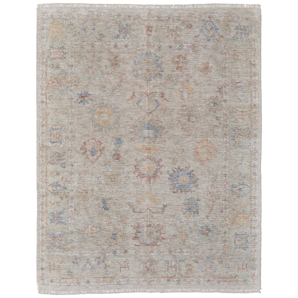 Grand Bazaar Ramey Hand Woven Floral & Botanical Transitional Area Rug