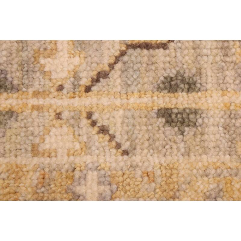 ECARPETGALLERY Hand-knotted Jules Serapi Light Grey Wool Rug - 7'11 x 9'11