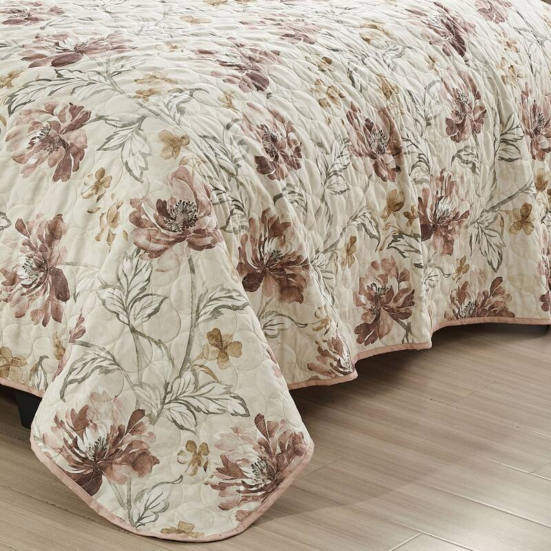 Shatex Bahamar 3 piece Lightweight Bedspread set,Oversized Reversible Quilt set,Bedding Comforter Set