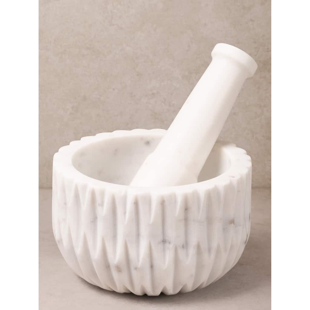 Russell Marble Mortar and Pestle - 5"