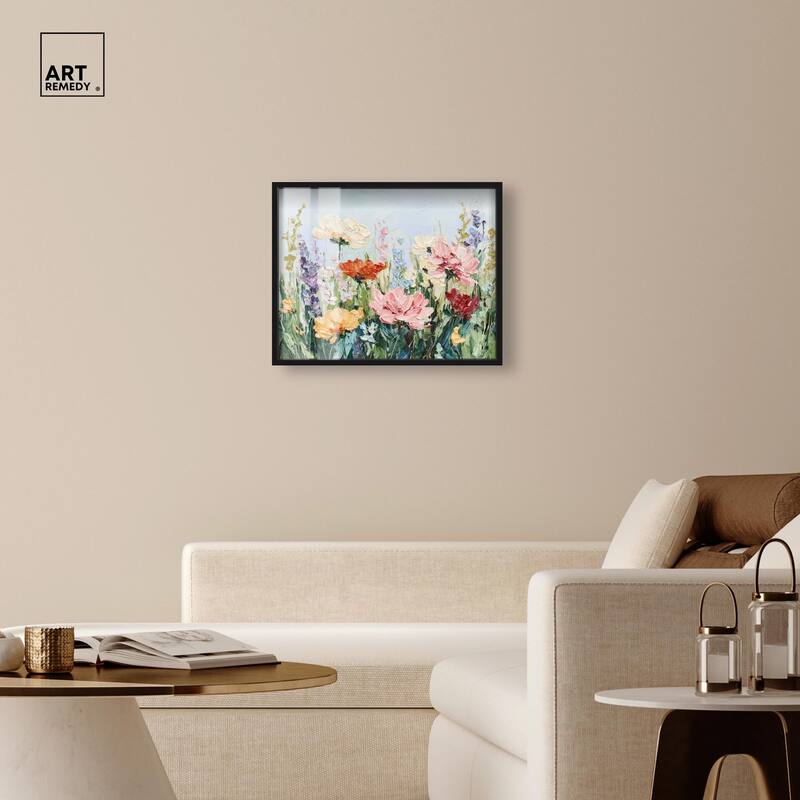 Summer Abundance III Shadowbox by Art Remedy