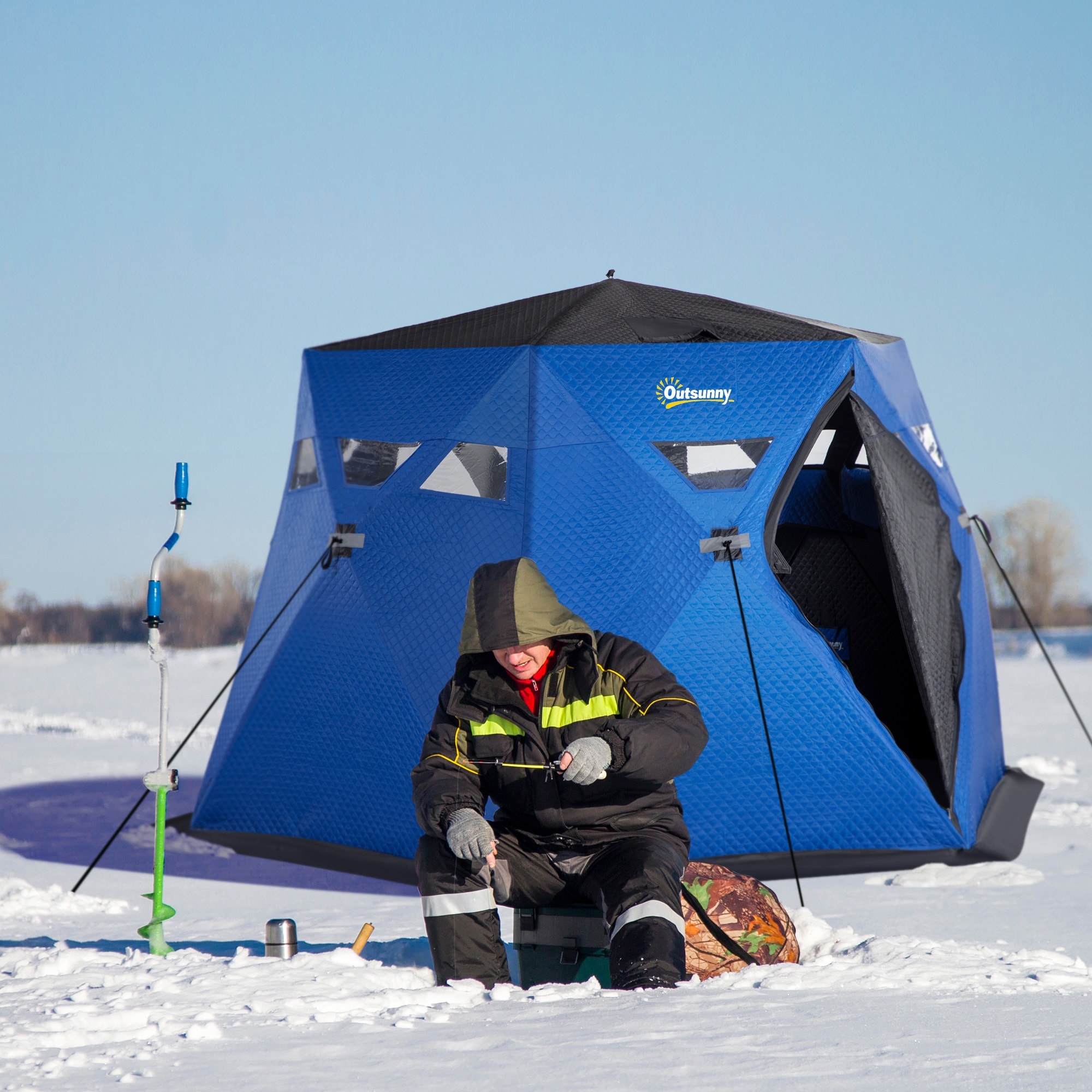 4 person ice fishing shelter online