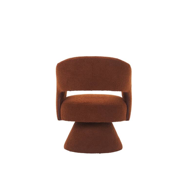 Swivel Accent Chair, Modern Luxury Accent Chair, Comfy Round Armchiars, 360 Degree Swivel Barrel Chairs for Living Room