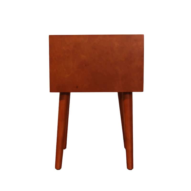 Small Side Table End Table with Storage Drawers, Simple Storage Cabinet Seadrift Nightstand Coffee Table Corner Table
