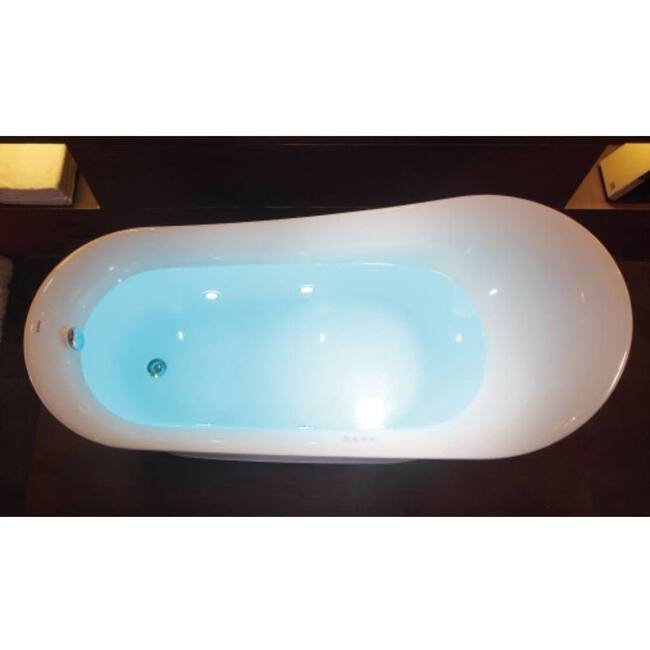 Eago 68-7/8" Air Bathtub for Free Standing Installation