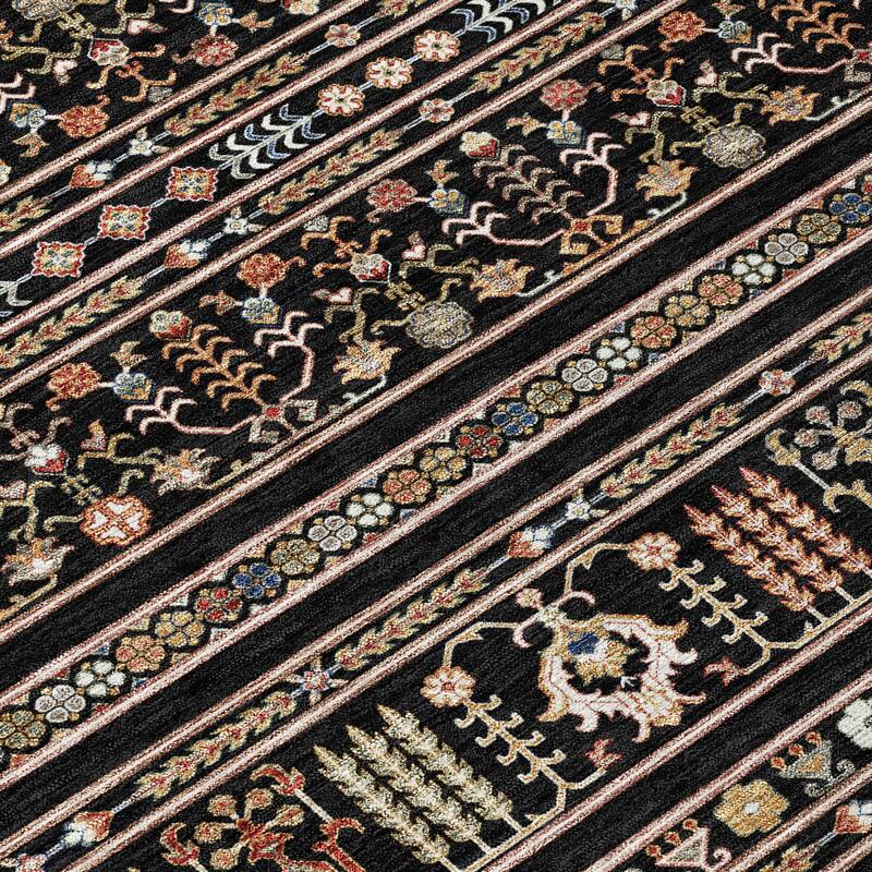 Machine Washable Indoor/ Outdoor Boho Moroccan Chantille Rug