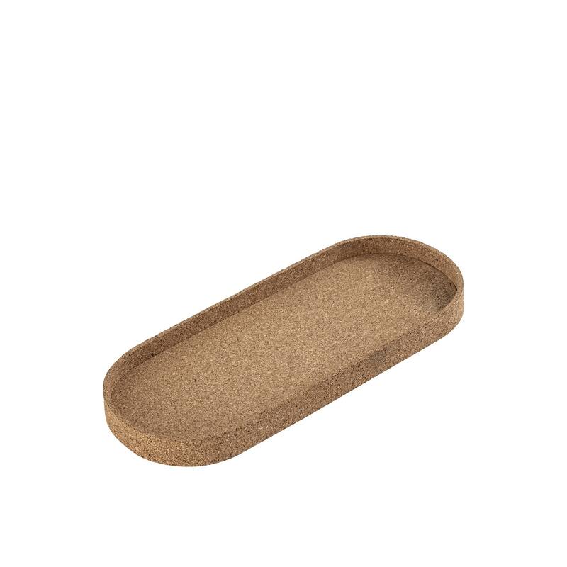 Oval Cork Tray Small