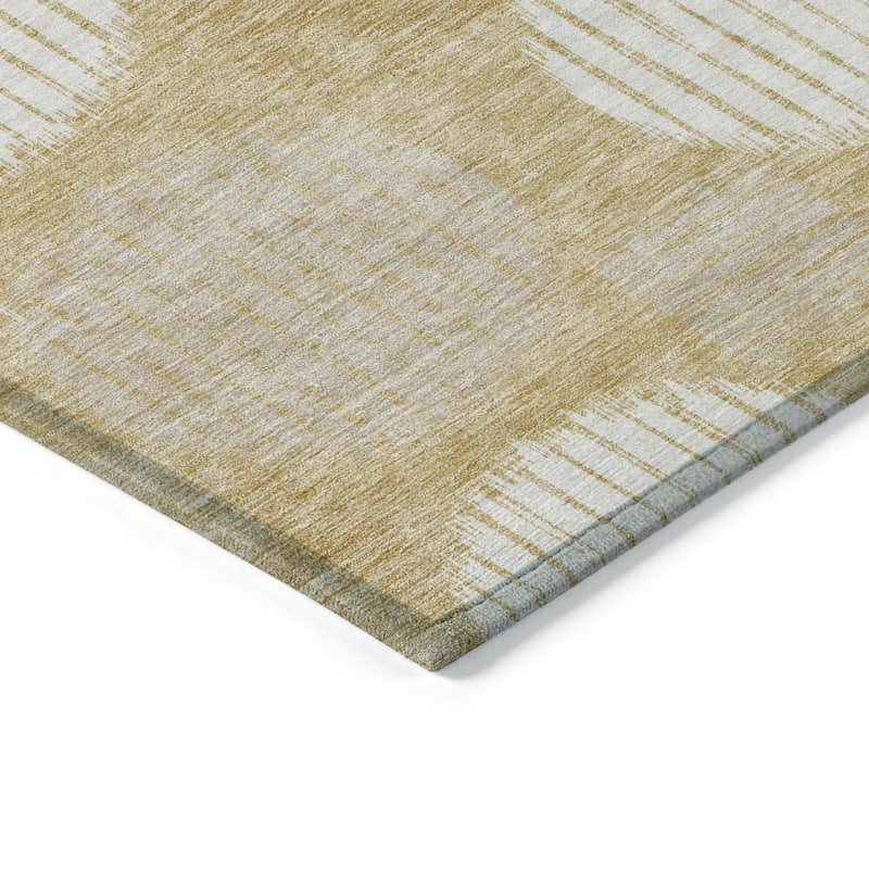 Machine Washable Indoor/ Outdoor Chantille Contemporary Dotty Rug