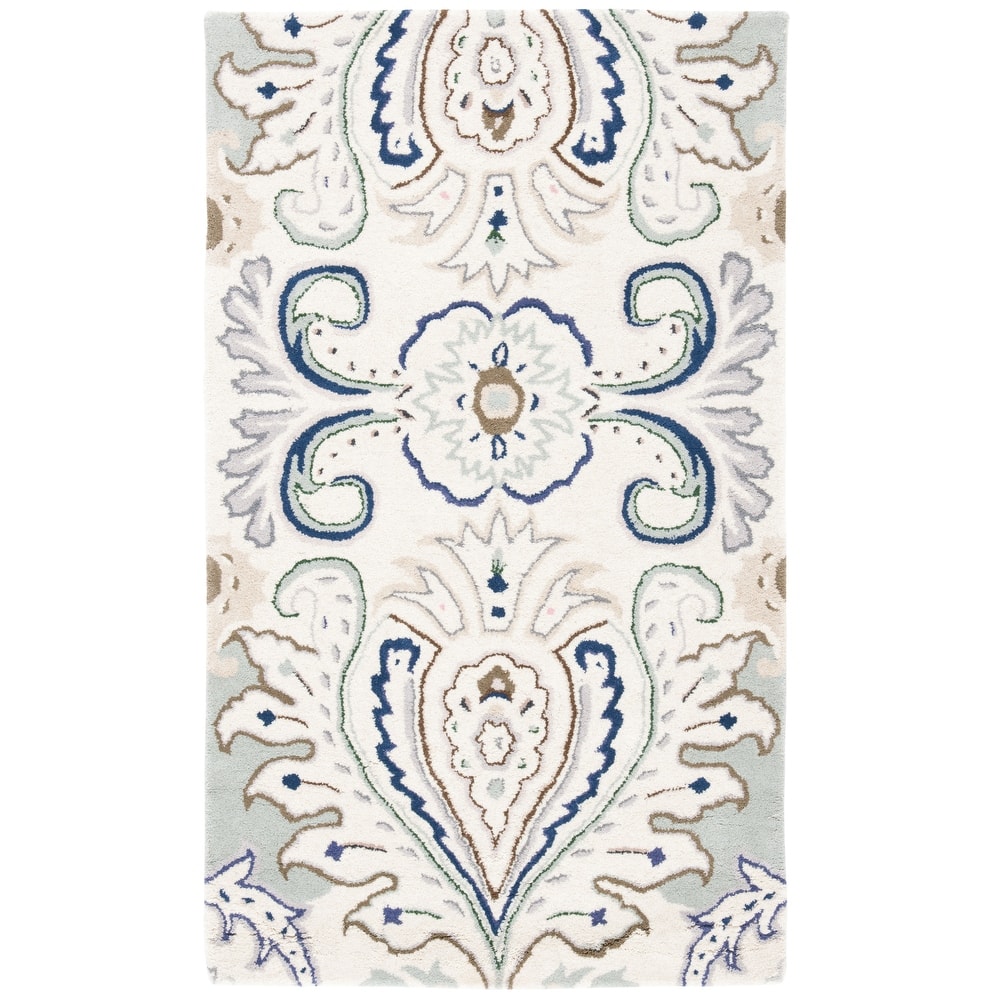 SAFAVIEH Handmade Bella Manjulata Floral Wool Rug