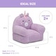 preview thumbnail 4 of 3, Unicorn Cozee Buddy Chair