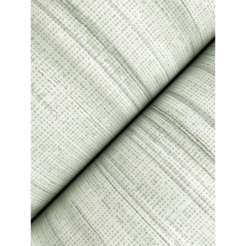 Ronald Redding Brushed Linen Green Wallpaper
