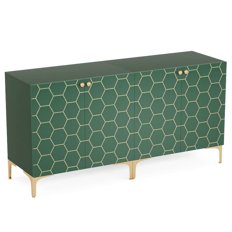 Modern Buffet Sideboard Cabinet with Storage for Dining Room (Set of 2)