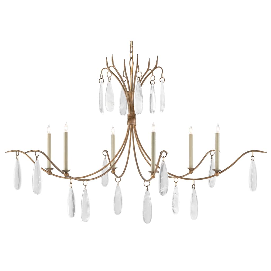 Currey & Company Marshallia Chandelier - 36"h x 59"dia