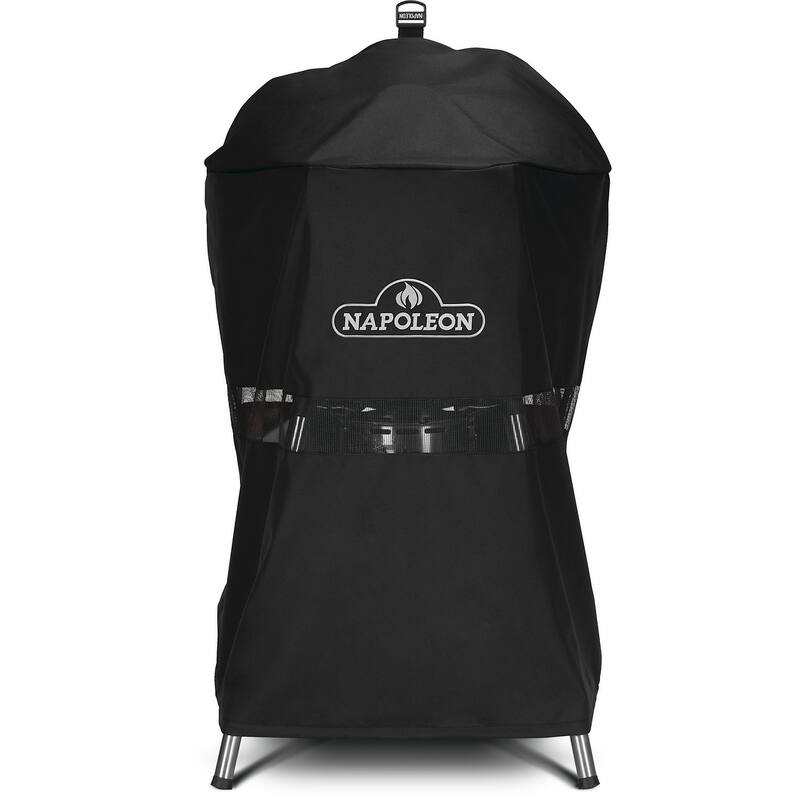 Napoleon 61915 47" Wide Polyester BBQ Grill Cover with Air Vents - Black