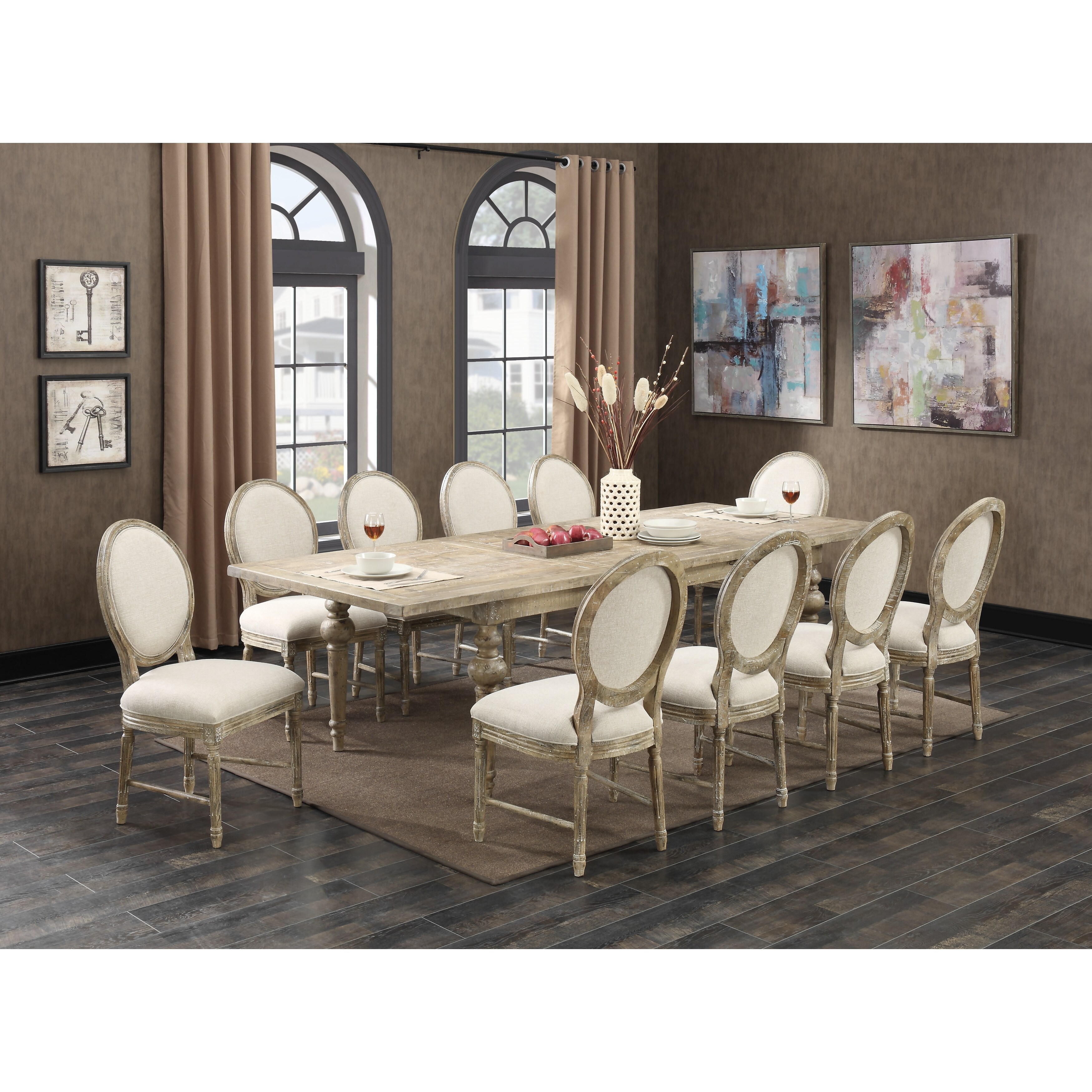 Shop The Gray Barn Willow Way 8 Piece Rustic Casual Dining Room