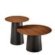 preview thumbnail 18 of 19, Mid Century Modern Metal Single Round Coffee Table