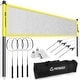 preview thumbnail 1 of 6, Patiassy Badminton Set for Backyard, Portable Badminton Net for Lawn Beach Family Games