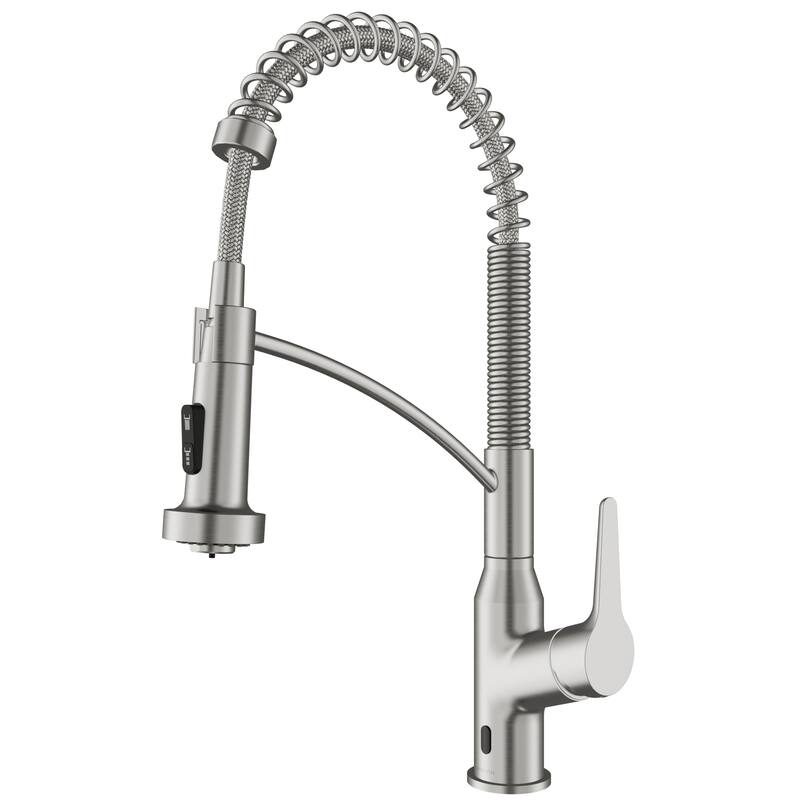Karran Scottsdale Touchless Single-Handle Pull-Down Sprayer Kitchen Faucet - Stainless Steel