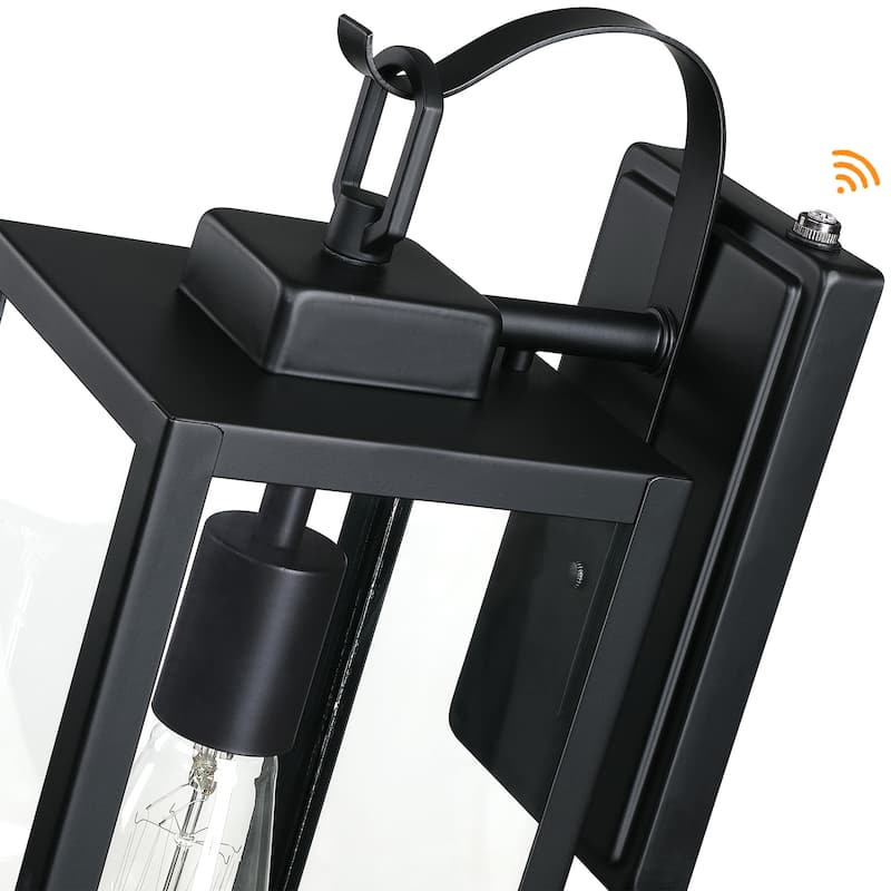 2 Pack Exterior Waterproof Wall Sconce Light Dusk to Dawn - 5.9"x7.8"x17.7"