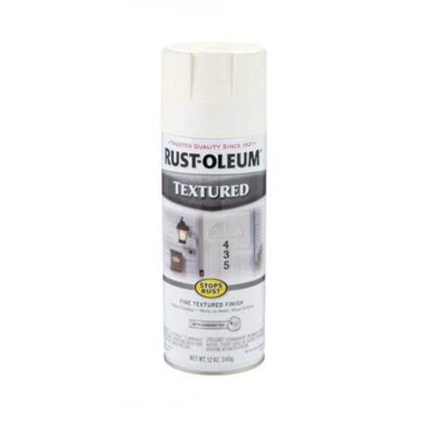 Shop Rust Oleum 7225 830 Textured Enamel Spray Paint White