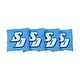 preview thumbnail 1 of 1, San Diego University Toreros Baby Blue Cornhole Bags All-Weather Resin Filled