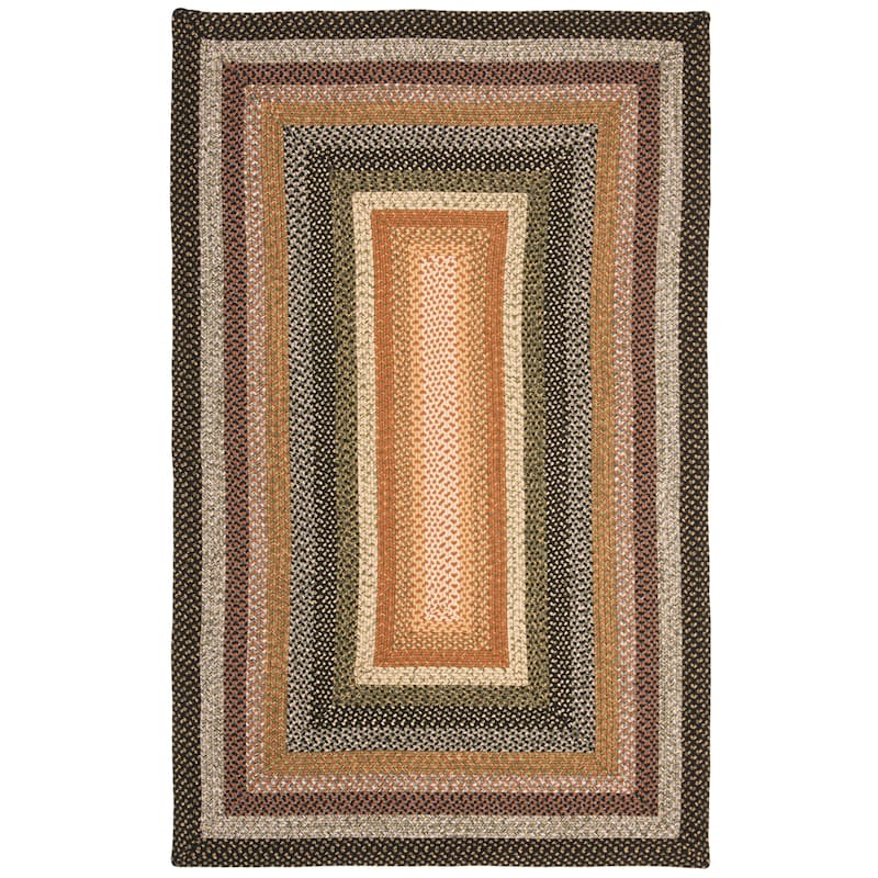 SAFAVIEH Handmade Braided Jo Americana Country Casual Rug