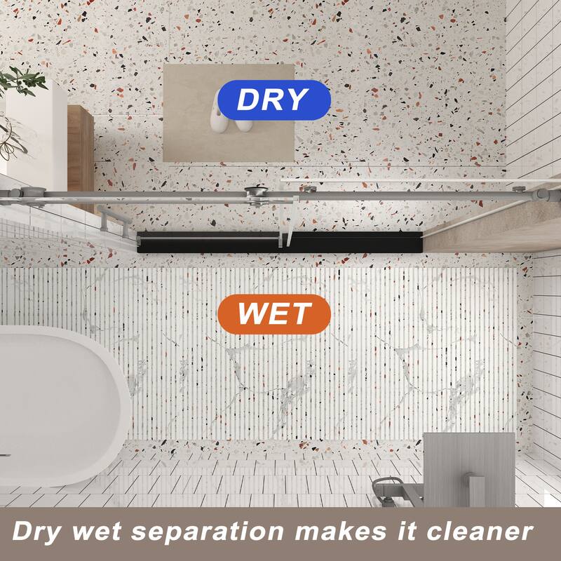 Frameless shower door, Stainless Steel Handle