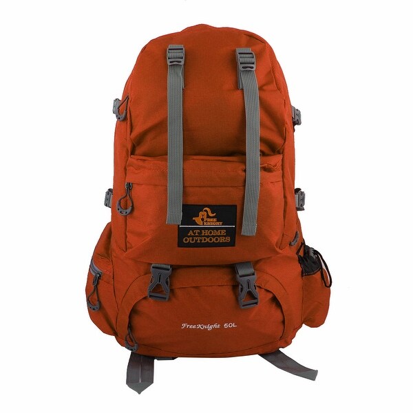FreeKnight Authorized Outdoor Travelling Bag Camping Hiking Backpack Orange 50L