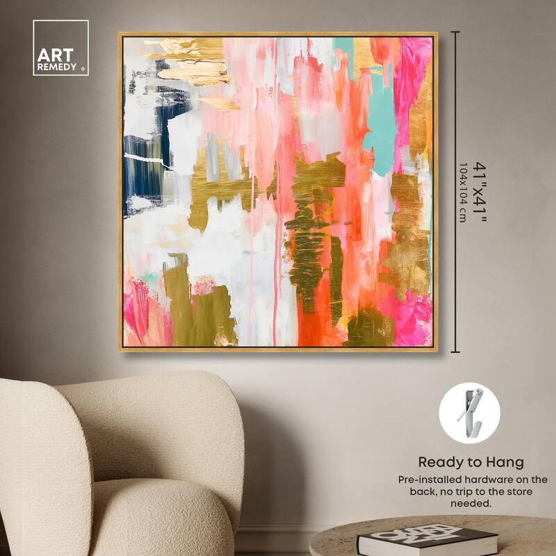 Exuberant Hues I Canvas by Art Remedy