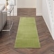 preview thumbnail 162 of 183, Nourison Essentials Solid Contemporary Indoor/ Outdoor Area Rug 2' x 6' Runner - Green