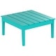 preview thumbnail 34 of 70, POLYTRENDS Shoreside HDPE Eco-Friendly All Weather Square Modern 32" Conversation Table