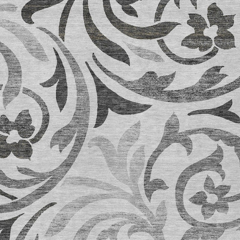 HomeRoots Floral Transitional Rectangle Outdoor Rug