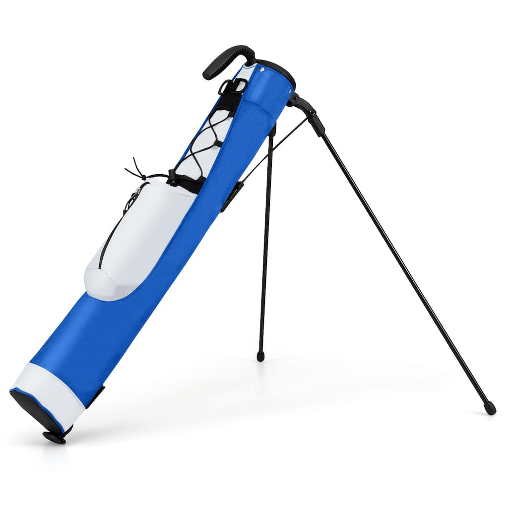 Gymax Lightweight Golf Stand Bag Par 3 & Executive Courses Carry Bag