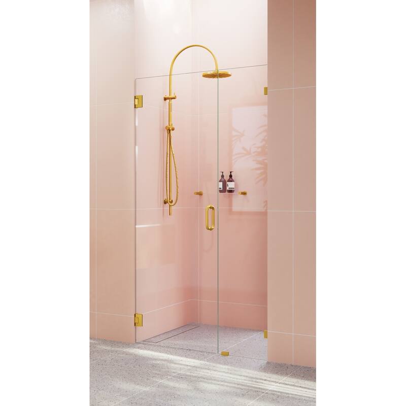 Glass Warehouse GW-WH-38 Illume 78" High x 38" Wide Hinged Frameless