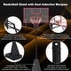 preview thumbnail 5 of 8, Portable Basketball Hoop,Adjustable Height 8.04ft to 10.01ft,44 inch Backboard with Rebound System,w/Rebound Board & Wheels