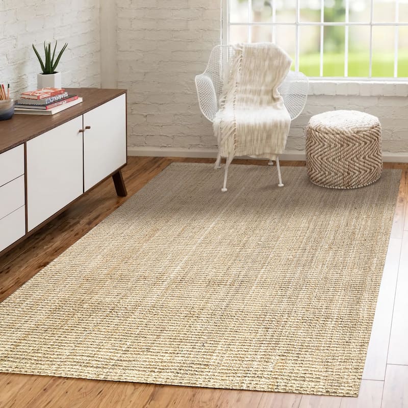 JONATHAN Y Pata Hand Woven Chunky Jute Area Rug