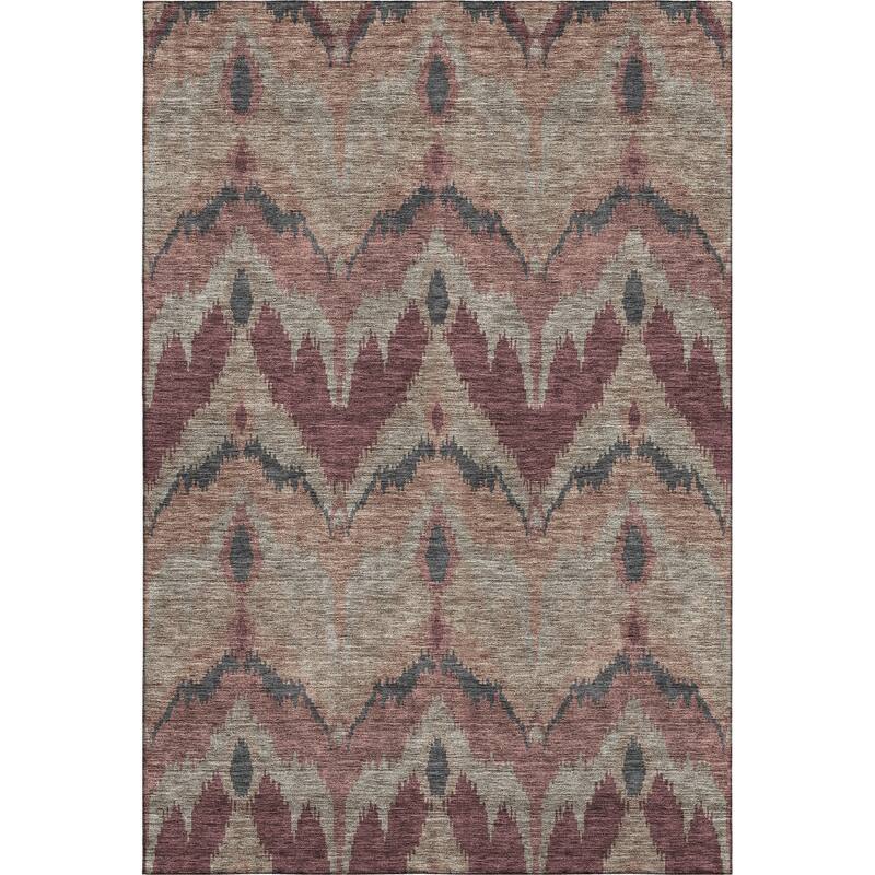 Premium Washable Super Soft Modern Ikat Mayfield Rug