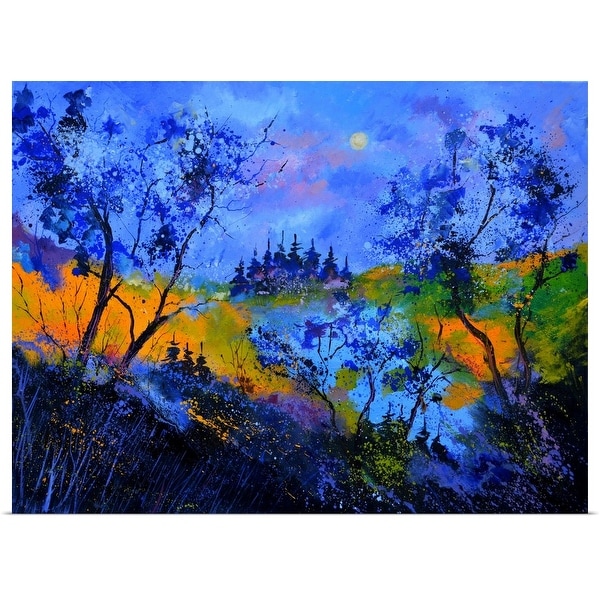 "Magic Blue Wood" Poster Print