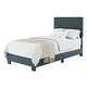 preview thumbnail 55 of 80, Celeste Modern Upholstered Bed, Box Spring Required