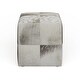 preview thumbnail 25 of 47, Glam Leather Stool 16 x 16 x 16