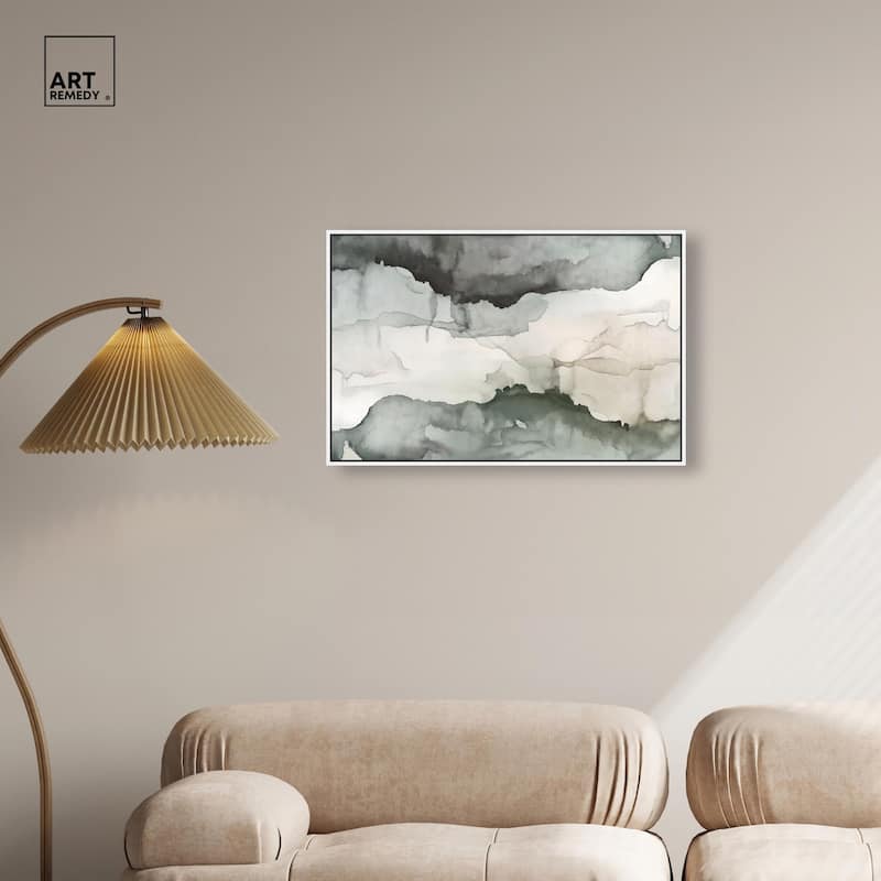 Pigment Flow Canvas by Art Remedy
