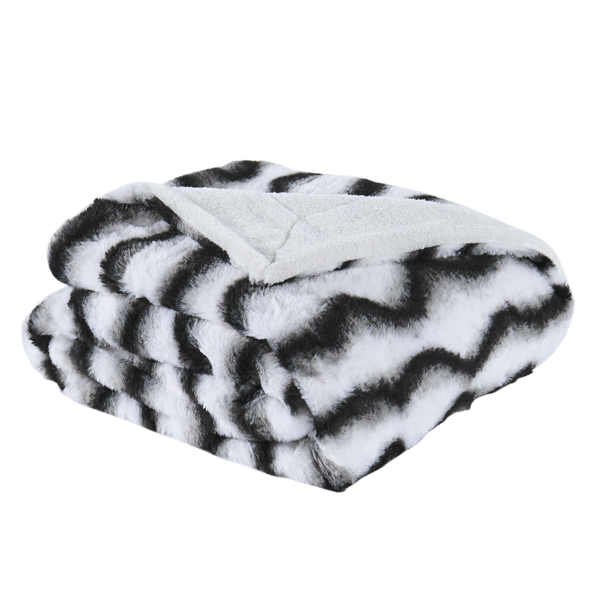 Irene FauxFur Throw with Sherpa Backing
