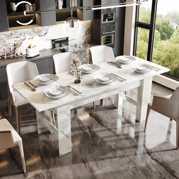 slide 2 of 15, Folding Coffee Table with Expandable Drop Leaves Compact Multi-Purpose Dinging Table for Small Spaces - 94.5"x35.4"