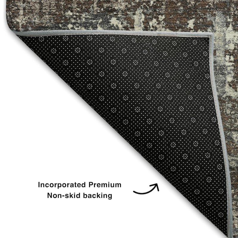 Premium Washable Super Soft Modern Hatch Mayfield Rug