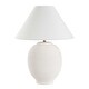 preview thumbnail 4 of 4, Uttermost Rocio Ceramic White Table Lamp - 19"W x 19"D x 25"H