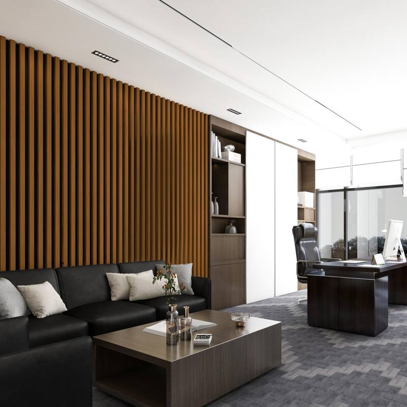20pcs 24"x12" MDF Slat Wall Paneling Cover 40 Sq.Ft.
