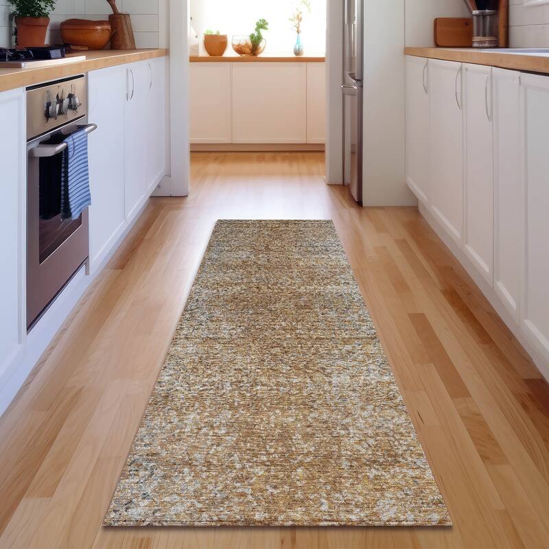 Premium Washable Super Soft Chic Ombre Mayfield Rug - Terracotta - 2' 3" x 7' 6" - Runner